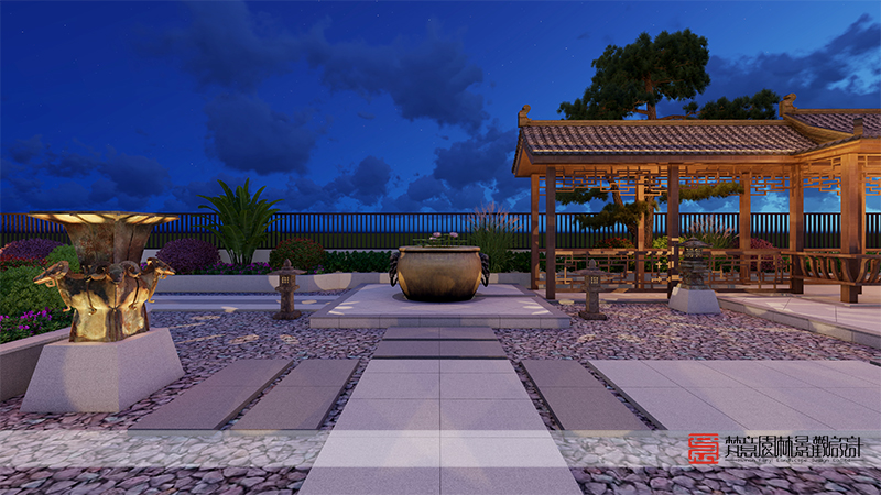 河南(nan)華夏銅藝成(cheng)型技(ji)術(shù)研究院屋頂花(huā)園